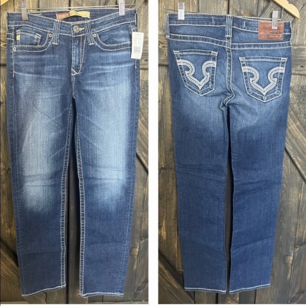 Big Star Stitched Straight Leg Jeans - Size 26 NWT